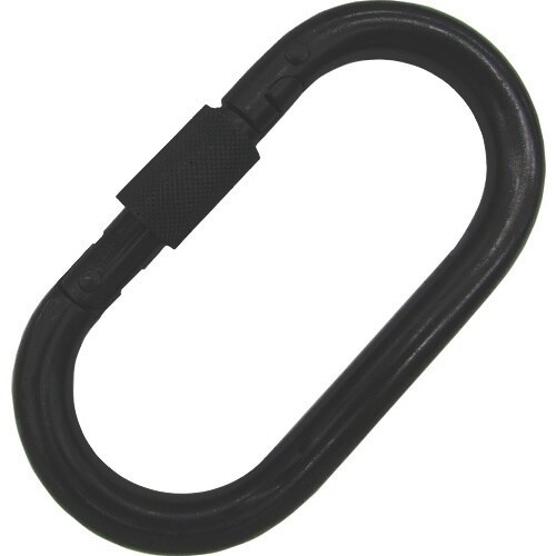 水本 フック ステンレス カラビナ(環付) 黒色塗