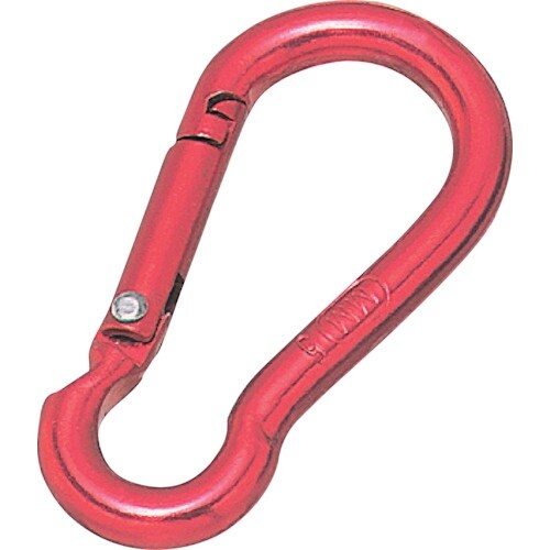 水本 アルミスナップフック(レッド) 線径5mm