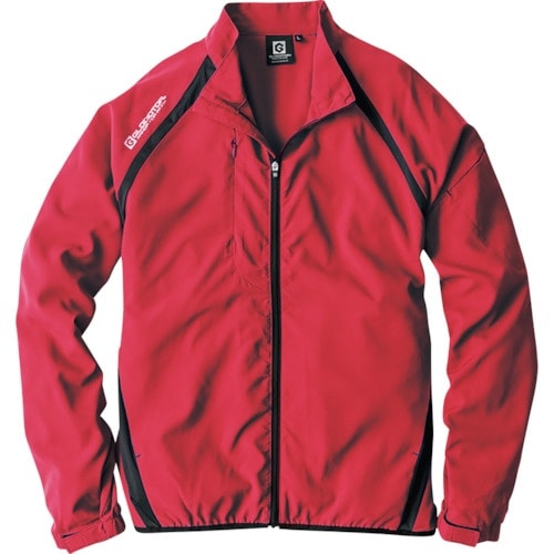 コーコス ストレッチシェルジャケット レッド 4L