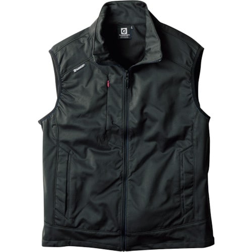 コーコス 防風ストレッチベスト スミクロ L