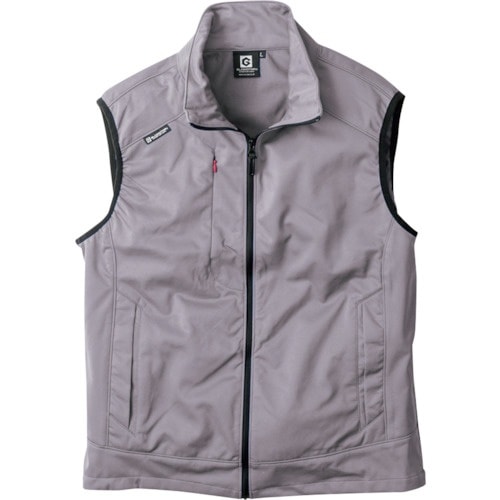 コーコス 防風ストレッチベスト グレー SS