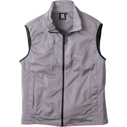 コーコス 防風ストレッチベスト グレー LL