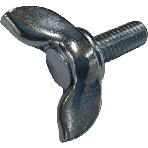 コノエ プレス蝶ボルト 鉄 ユニクロ 6×15 2