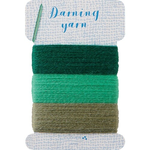 CLOVER ダーニング糸 エメラルド