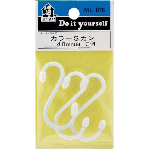 WAKI カラ−Sカン ML876 48MM シロ