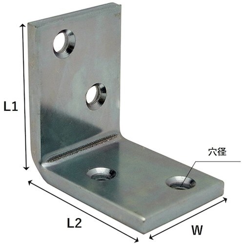 WAKI ユニクロワイド隅金 BK−838 300