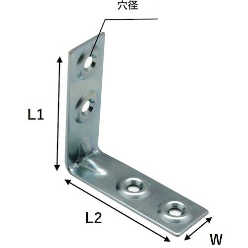 WAKI L型 隅金 BK−841 YS13 4マ
