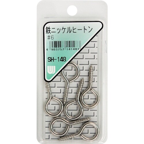 WAKI 鉄ニッケルヒートン SH−148 #6