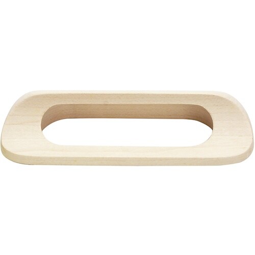 WAKI 木製取手 木地 TW−309 96MM