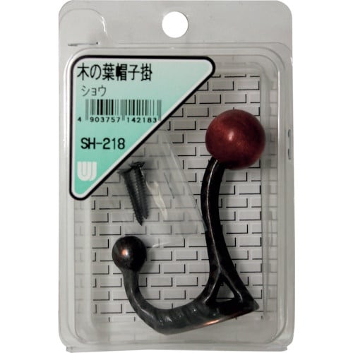 WAKI 木の葉帽子掛 SH−218 小 1個入り