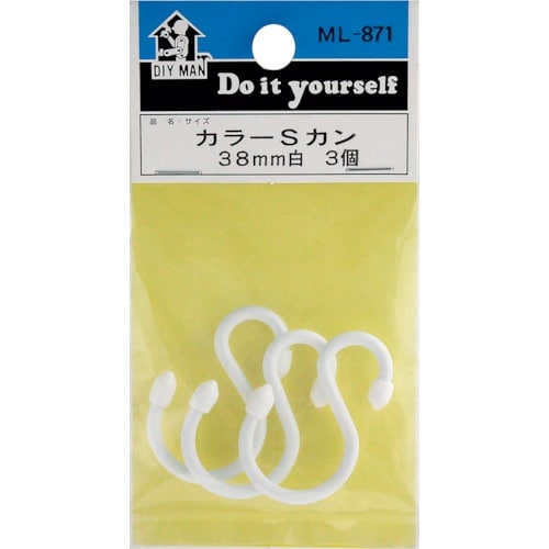 WAKI カラ−Sカン ML871 38MM シロ