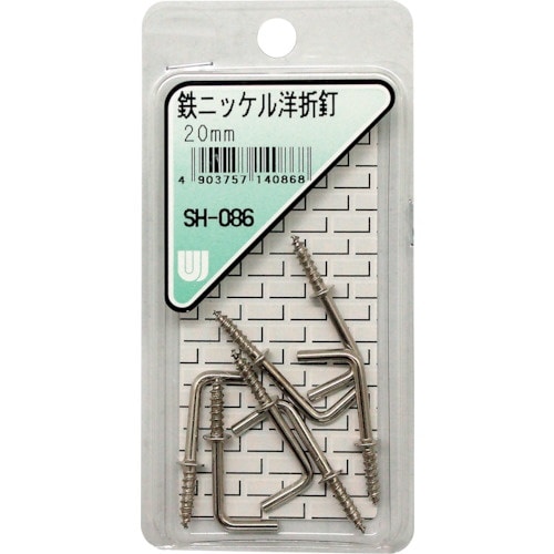 WAKI 鉄ニッケル洋折釘 SH−086 20MM