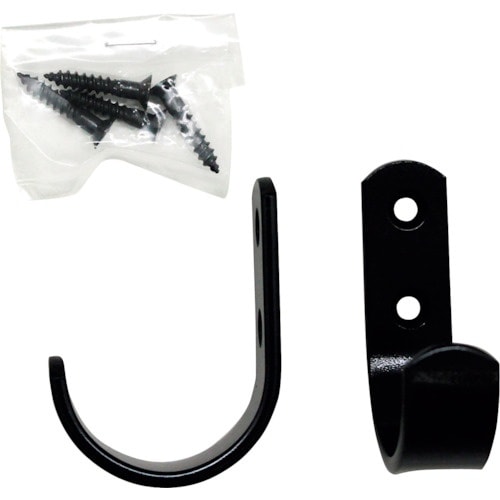 WAKI バラカラーフックJ1 BK−355 クロ