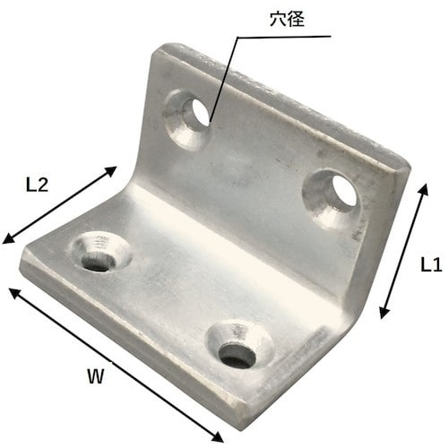 WAKI 極厚巾広アングル IH−123 60
