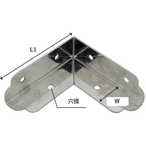 WAKI ステン二方面隅金 BY−014 ダイ 5