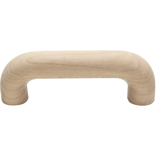 WAKI 木製取手 木地 TW−307 76MM