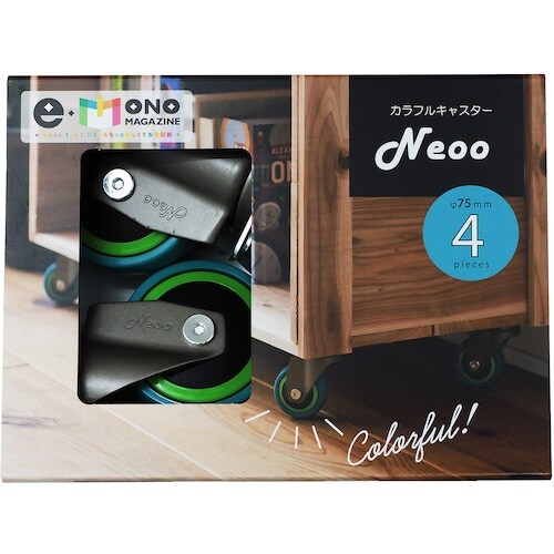 WAKI カラフルキャスター4 Neoo GG−7