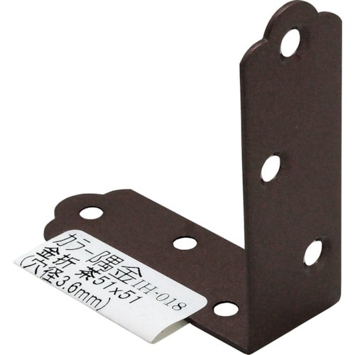 WAKI カラー隅金 金折 茶 IH−018 51