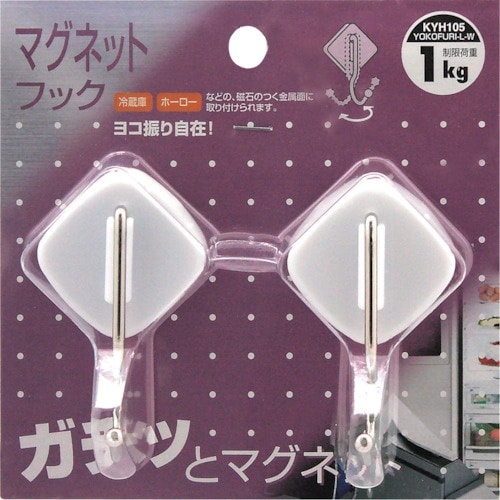 WAKI マグネットフック KYH105ヨコフリL
