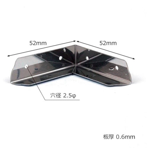 WAKI ステン隅金 二方面 ML277 52MM