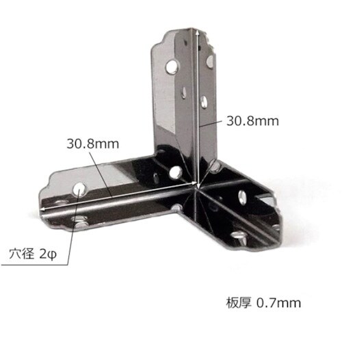 WAKI ステン隅金 三方面 ML281 31MM
