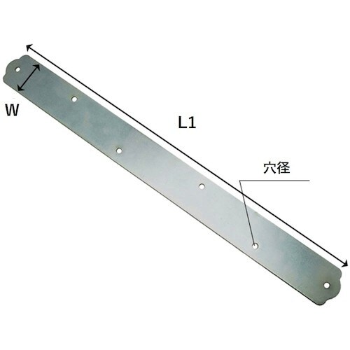 WAKI ユニクロ一文字継手 BY−031 180