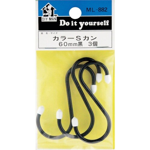 WAKI カラ−Sカン ML882 60MM クロ