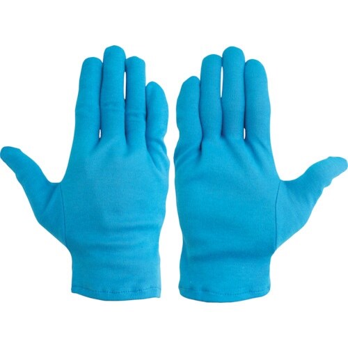 WINCESS 綿スムス マチ無し手袋 青 (12