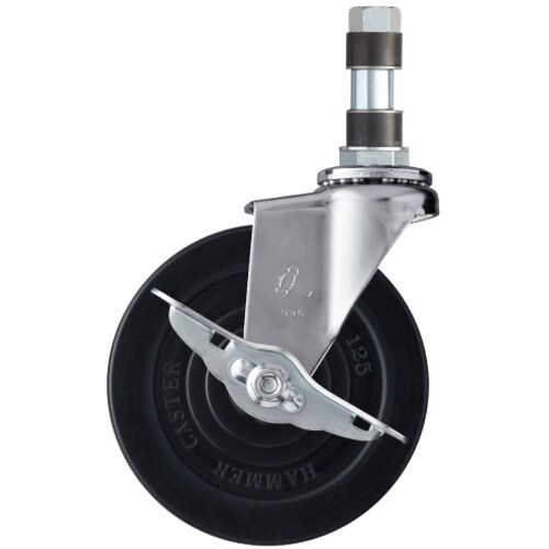 ハンマー パイプ差込SP付自在ゴム車125mm