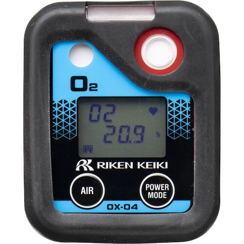 理研 個人装着型酸素濃度計 OX−04 充電池仕様