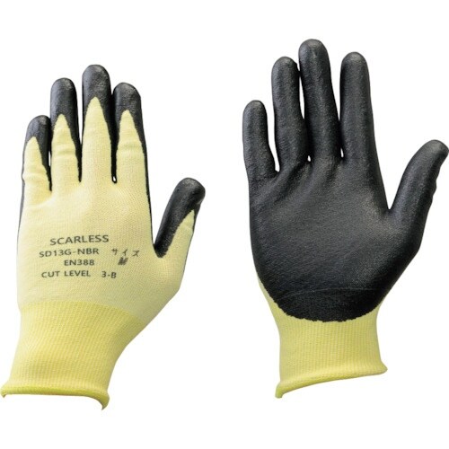 赤尾 ケブラーSD手袋 SD13G−NBR XS