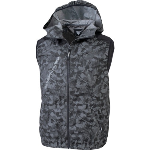 XEBEC 空調服遮熱ベスト(フード付き)XE98