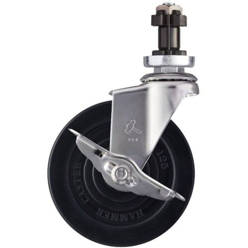 ハンマー SUS パイプ差込 SP付 ゴム車125