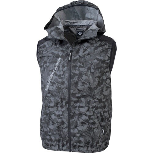 XEBEC 空調服遮熱ベスト(フード付き)XE98