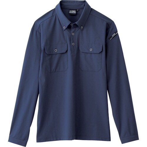 XEBEC 長袖ポロシャツ6085−19−L ディ