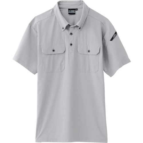 XEBEC 半袖ポロシャツ6080−22−L シル