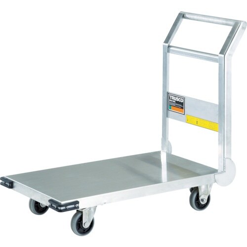 TRUSCO ステンレス鋼板製運搬車 固定式 80