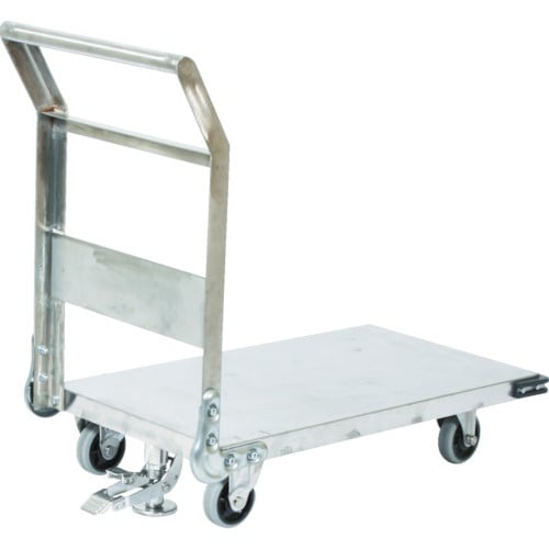 TRUSCO ステンレス鋼板製運搬車 固定式 90