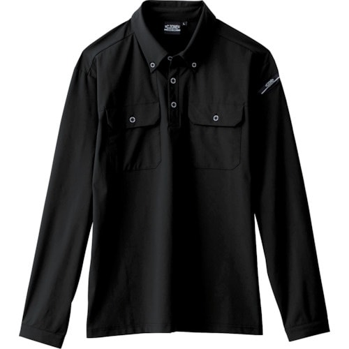 XEBEC 長袖ポロシャツ6085−90−5L ク