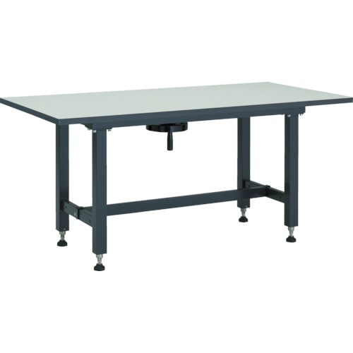 TRUSCO ハンドル昇降式作業台 1200X75