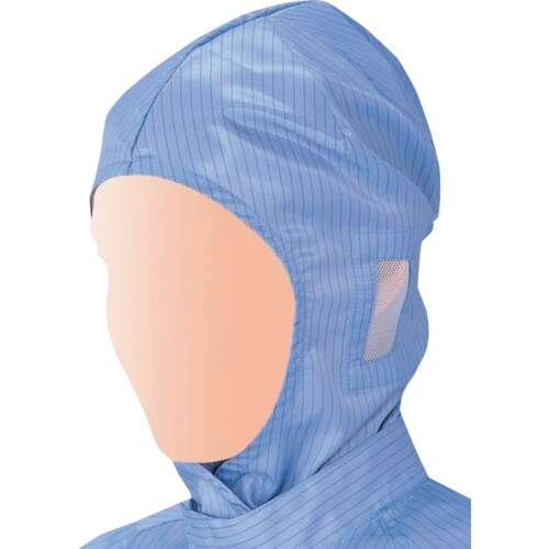 ミドリ安全 フード HSB ブルー L