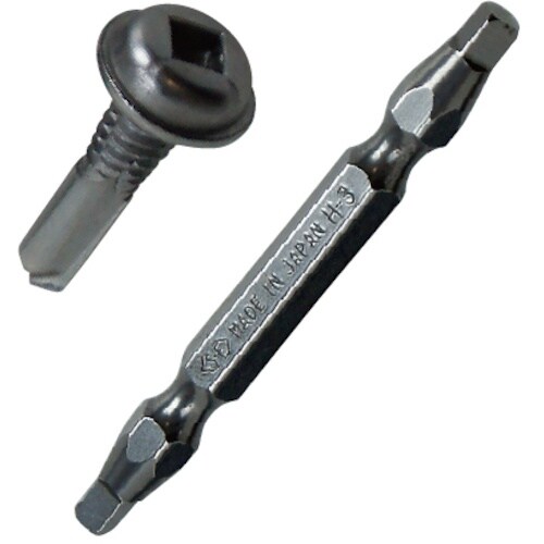 JEFCOM 厚鉄板用ネジ(ステンレス)ビット付