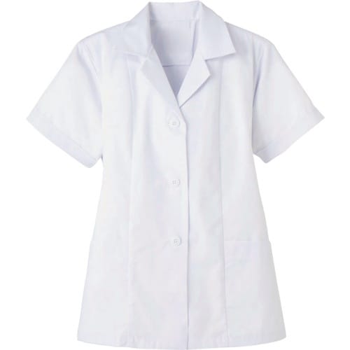 サンペックス 女子調理衣 半袖 抗菌