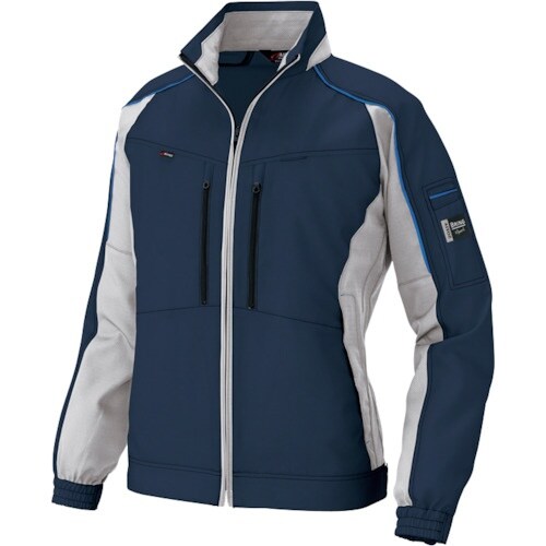 アイトス エコプロダクト長袖ブルゾン ネイビーXシ