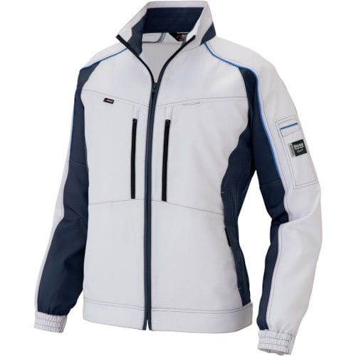 アイトス エコプロダクト長袖ブルゾン シルバーグレ