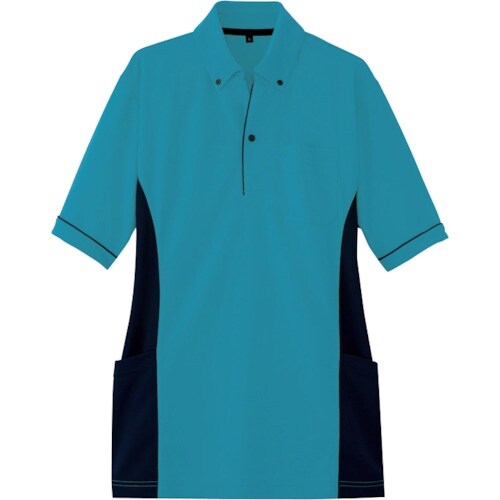 アイトス サイドポケット半袖ポロシャツ(男女兼用)