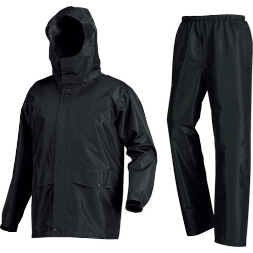 カジメイク 7541 ローリングレインスーツ ブラ