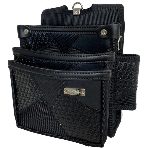 KH ギャザーフランケン腰袋3段 黒