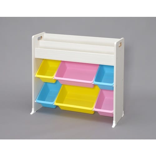 IRIS 251496 絵本棚付トイハウスラック