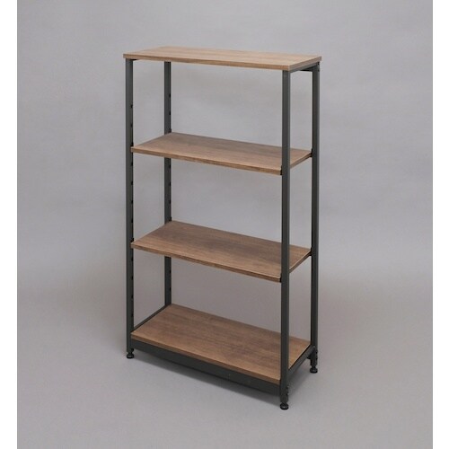 IRIS 251470 スチールウッドラック ブラ